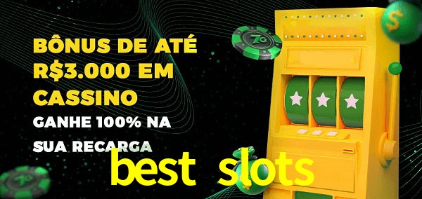 best slots melhor bônus de depósito